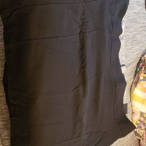 Black work skirt